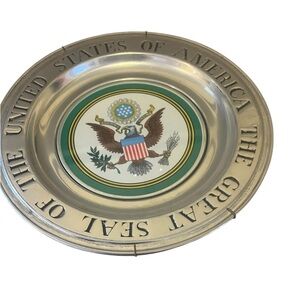 Great Seal of the United States Silver Plate